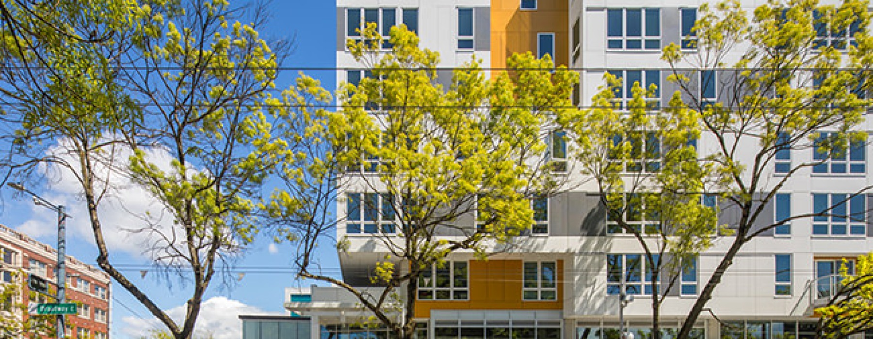 Exterior view of the property with a street view 